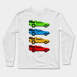 Delorian Time Machines Long Sleeve T-Shirt